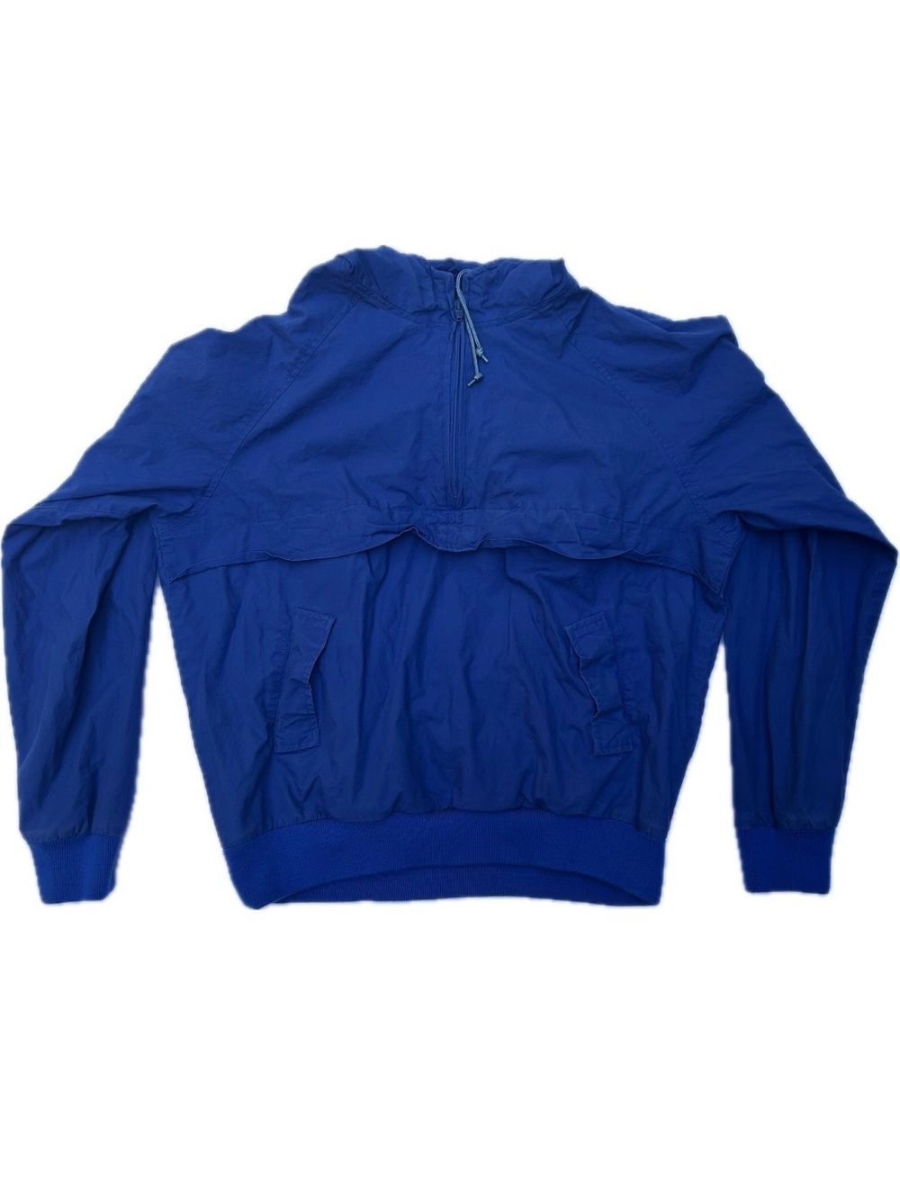 Vintage men's Lands End Blue Pullover Windbreaker Sweater